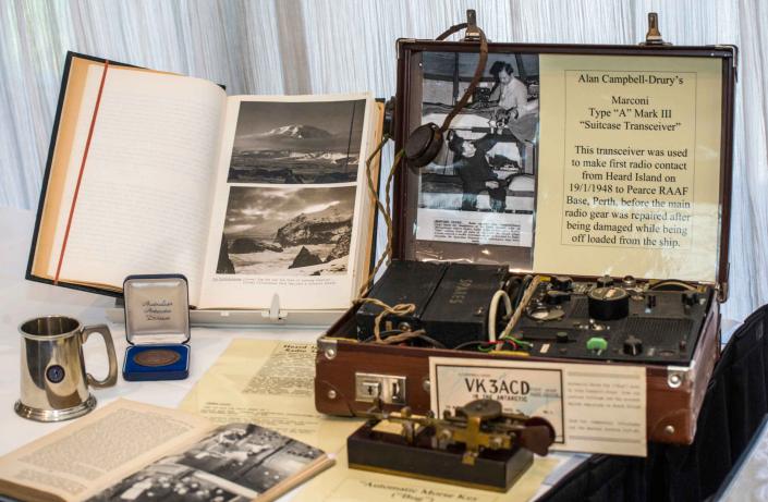 2017 Heard Is 70th Anniversary Celebration _Some of Alan Campbell-Drury’s equipment from 1948 expedition to Heard Island