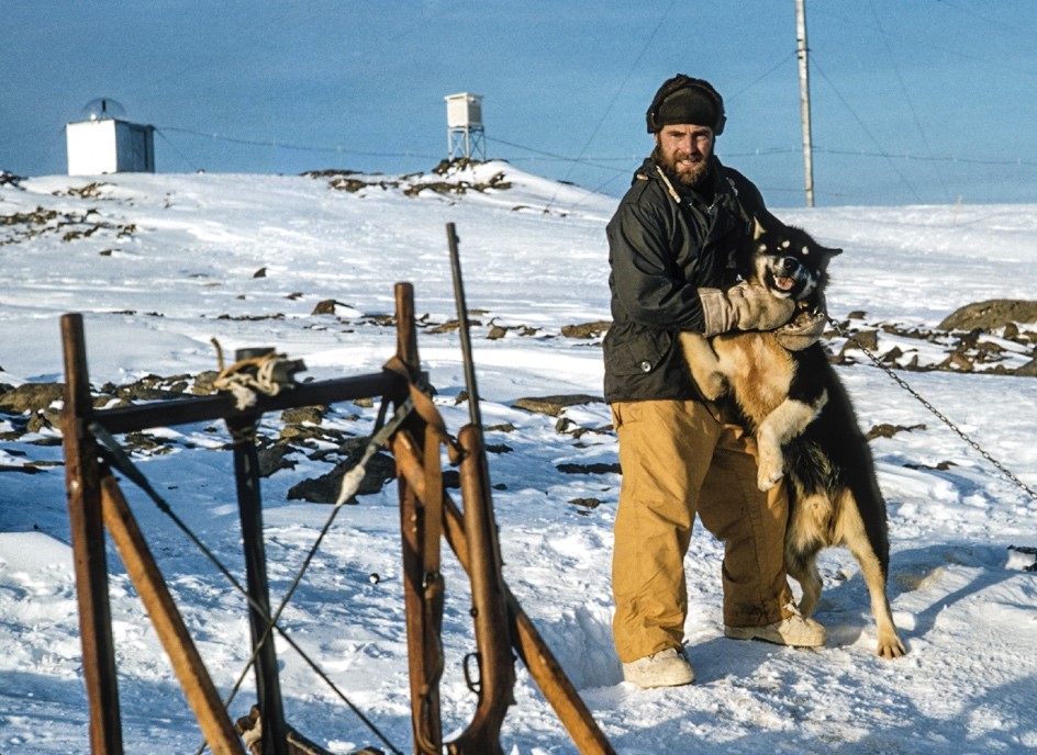 Peter Clemence and dog