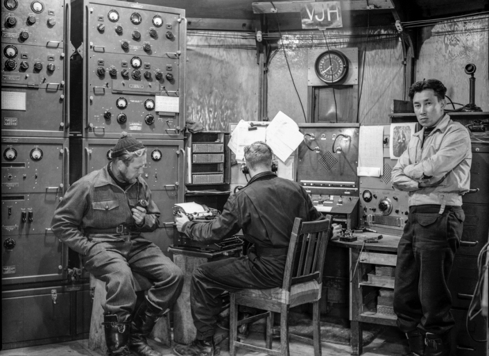Radio shack at Heard Island 1951