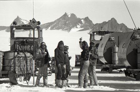 Route re-marking to Mt Hordern, near Mawson, 1980